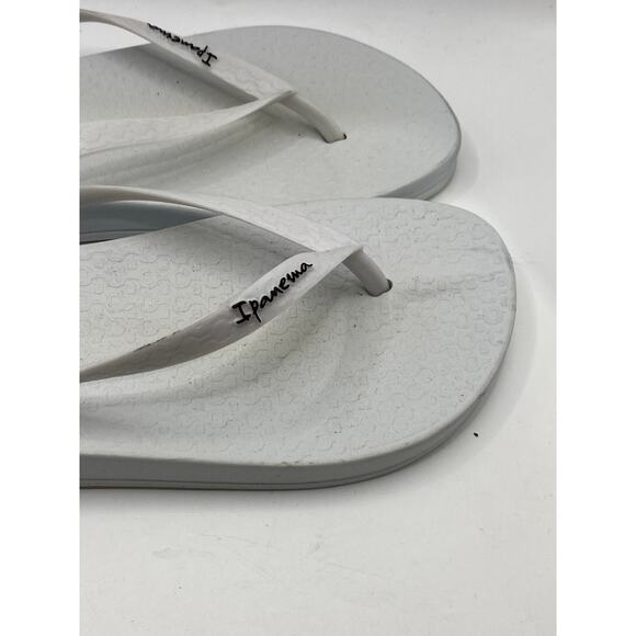 IPANEMA Women's White PVC Casual Flip-Flops Sandals SZ 8 - Picture 7 of 10